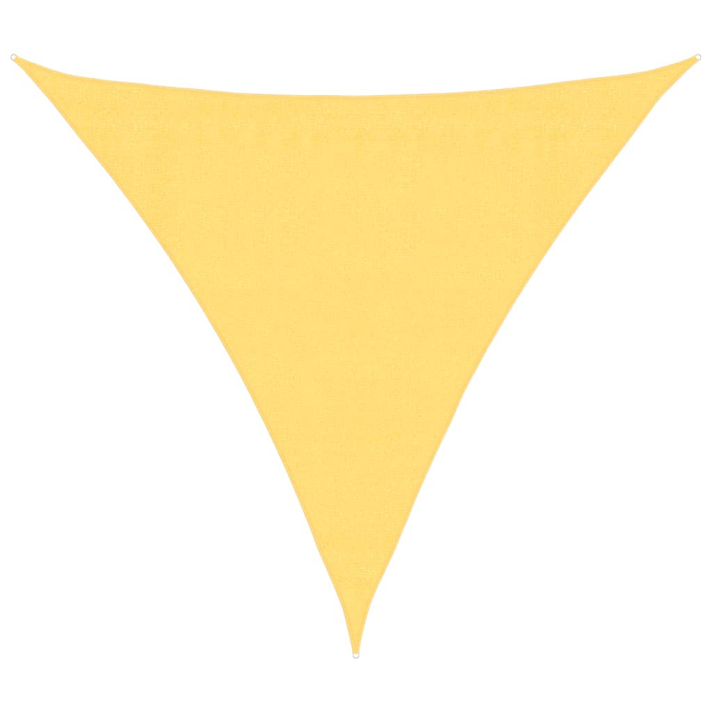 Vidaxl Sunshade HDPE triangulaire 3,6x3,6x3,6 m beige