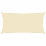 Vidaxl Sunshade HDPE rectangulaire 2x4 M Créme