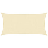 Vidaxl Sunshade HDPE rectangulaire 2x4 M Créme
