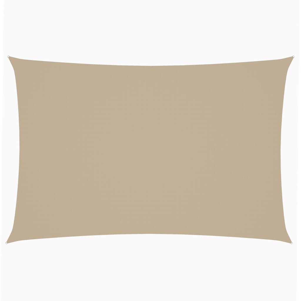 Vidaxl Sunshade Rectangular 2x4 M Oxford Fabric beige