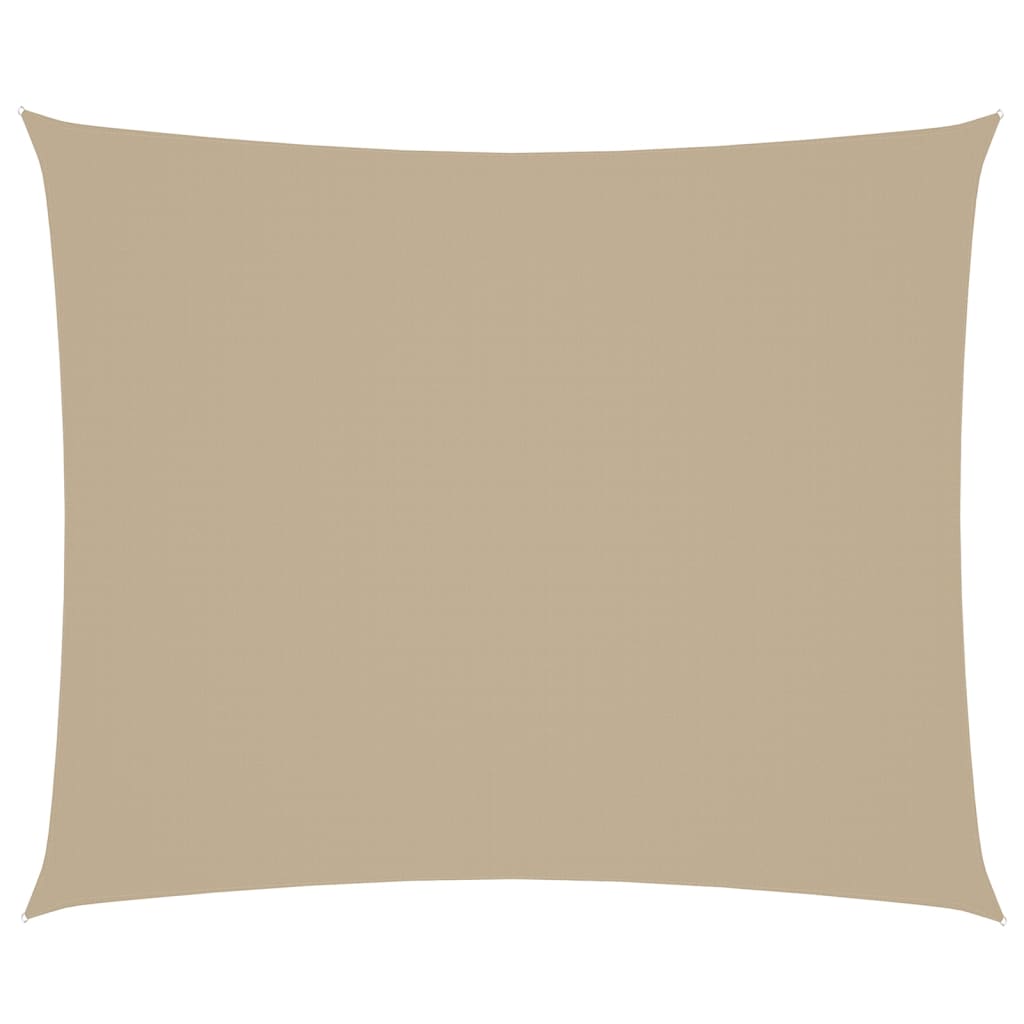 Vidaxl Sunshade Rectangular 4x6 M Oxford Fabric beige