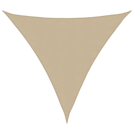 Vidaxl Sunshade triangulaire 5x5x5 m oxford tissu beige
