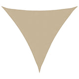 Vidaxl Sunshade Triangular 5x5x5 M Oxford Fabric beige