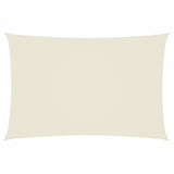 Vidaxl Sunshade rectangular 2x4 m oxford tissu crème coloré