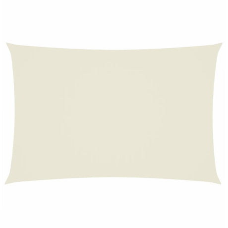 Vidaxl Sunshade rectangular 2x4 m oxford tissu crème coloré