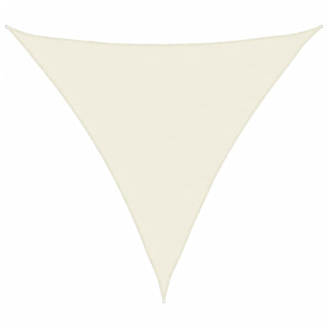 Vidaxl Sunshade triangulaire 3,6x3,6x3,6 m Oxford tissu crèmewit