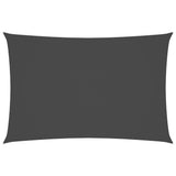 Vidaxl Sunshade rectangulaire 2x4 m oxford tissu anthracite -colored