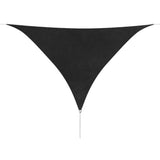 Vidaxl Sunshade triangulaire 5x5x5 m Oxford tissu anthracite -colored