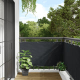 Vidaxl Balcony screen Oxford textile 75x400 cm anthracite