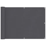 Écran de balcon vidaxl oxford textile 75x600 cm anthracite