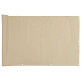 Vidaxl balkongskjerm Oxford Textile 90x400 cm beige