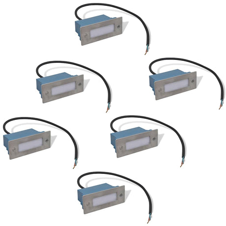 Vidaxl Stair Investtion Spots 6 ST LED 44x111x56 mm