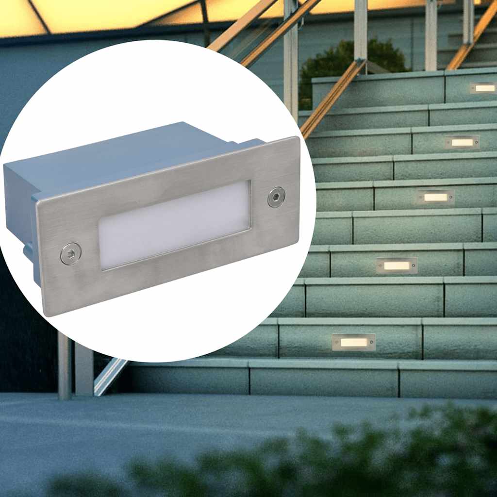Vidaxl Stair Investtion Spots 6 ST LED 44x111x56 mm