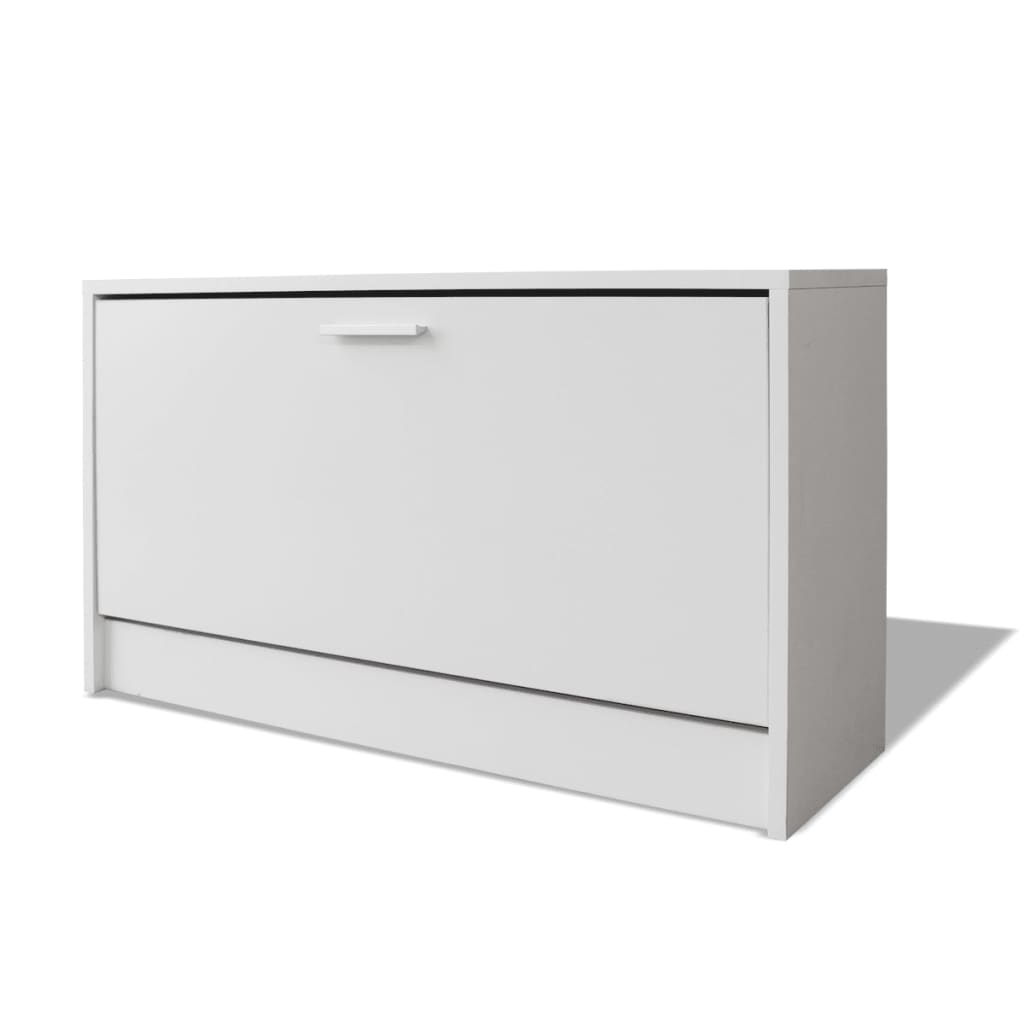 Vidaxl Schuere Späicherkabinet 80x24x45 cm wäiss