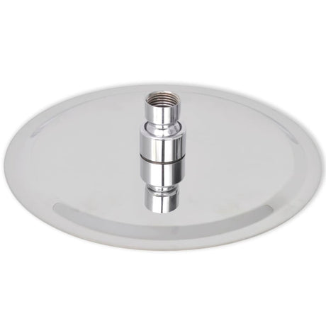Vidaxl Pain Shower Head autour de 20 cm en acier inoxydable