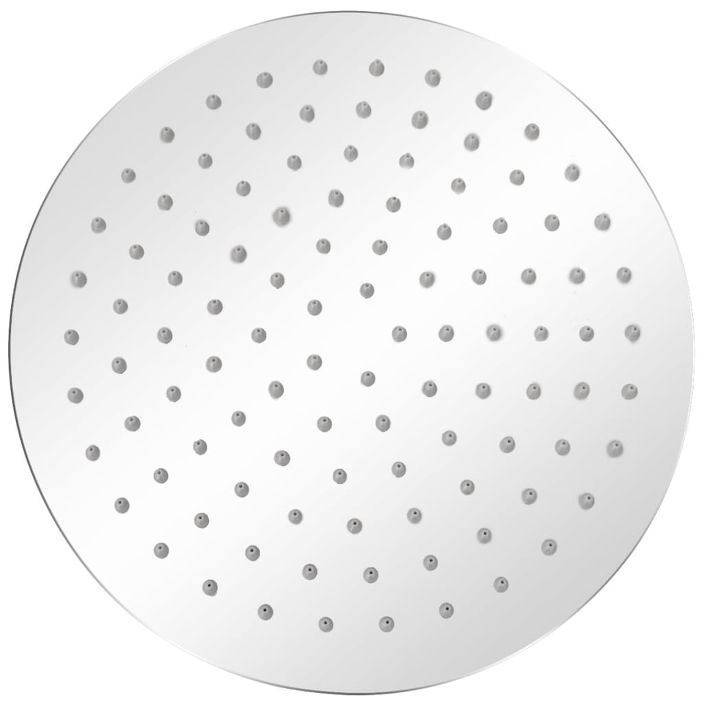 Vidaxl Rain Shower Head Round 25 cm rustfritt stål