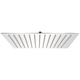 Vidaxl Rain Shower Head Square 30x30 cm en acier inoxydable