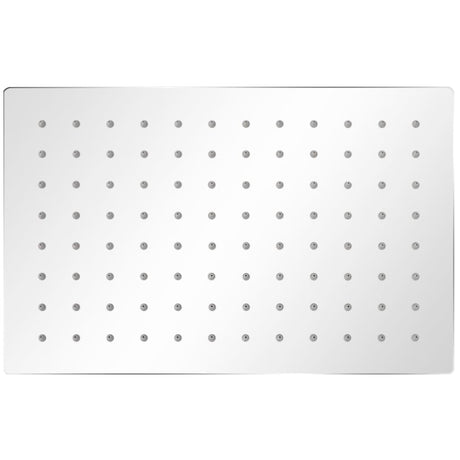 Vidaxl Pluie Shower Head en acier inoxydable 20x30 cm rectangulaire