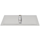 Vidaxl Pluie Shower Head en acier inoxydable 20x30 cm rectangulaire