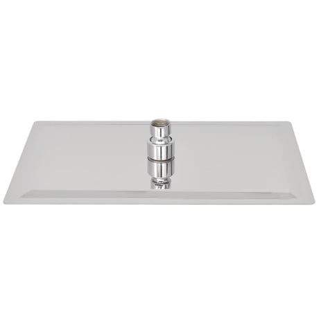 Vidaxl Pluie Shower Head en acier inoxydable 20x30 cm rectangulaire