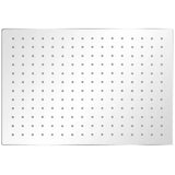 Vidaxl Pluie Shower Head en acier inoxydable 30x40 cm rectangulaire