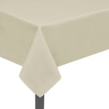 Manteles Vidaxl 5 piezas crema 170x130 cm