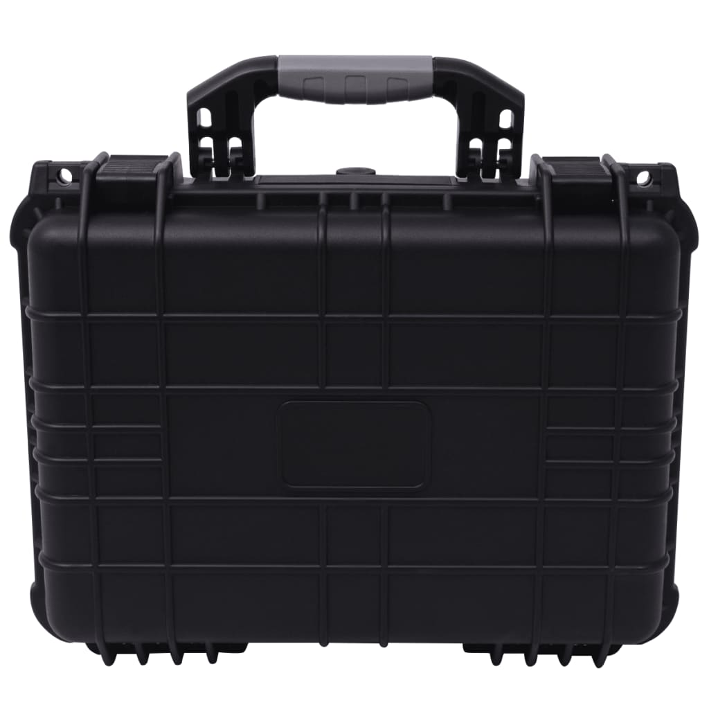 Caso de material protector de Vidaxl 40.6x33x17.4 cm negro