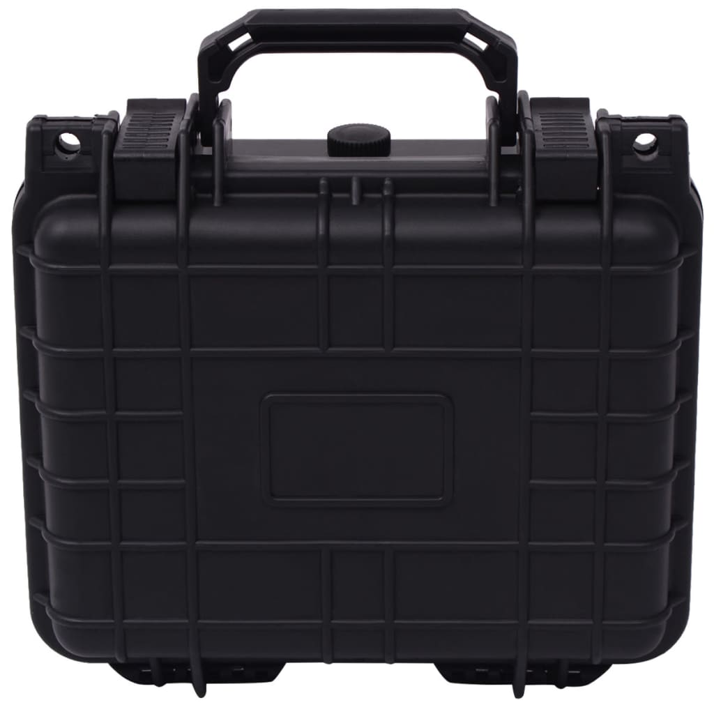 Caso de material protector de Vidaxl 27x24.6x12.4 cm negro