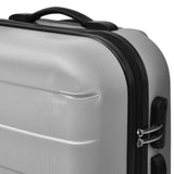 Vidaxl à bagages en 3 parties réglemente 45,5 55 66 cm Couleurs en argent