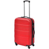 Vidaxl 3-part luggage set hard 45.5 55 66 cm red