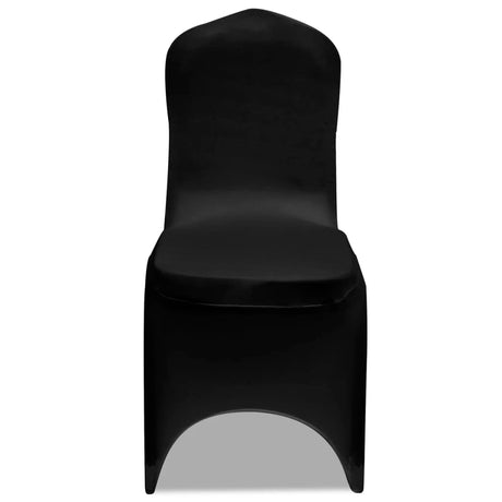 Couverture de chaise vidaxl stretch 4 pièces noires