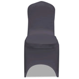 Couverture de chaise vidaxl strethracite 6st