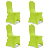 Couverture de chaise vidaxl stretch 4 pièces vertes