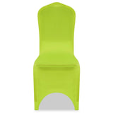 Couverture de chaise vidaxl stretch 4 pièces vertes