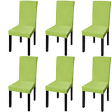 Vidaxl Cubiertas de asiento 6 st STRING Green