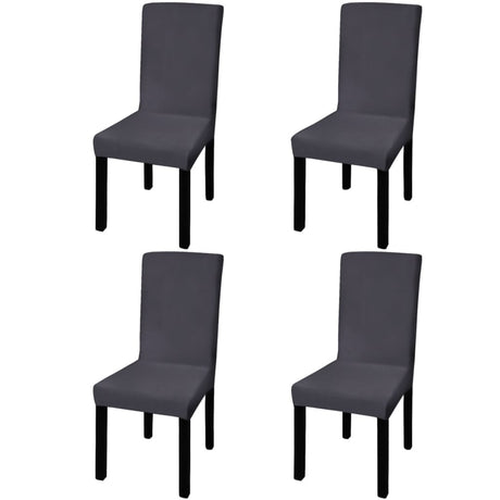 Vidaxl Seat Covers 4 ST stret Strak Anthracite -Colored