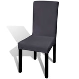 Vidaxl Seat Covers 4 ST stret Strak Anthracite -Colored