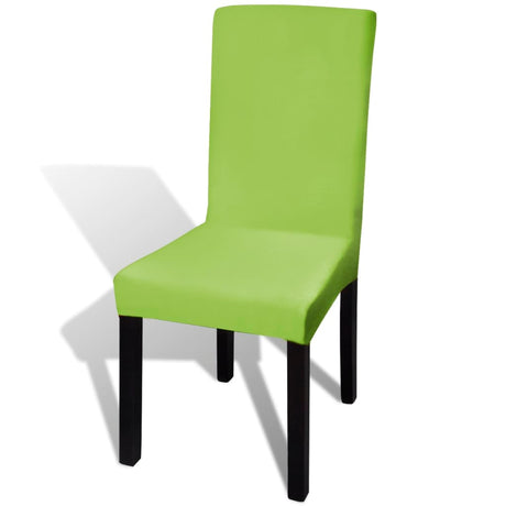 Vidaxl Seat Covers 4 ST Stretch Straight Green