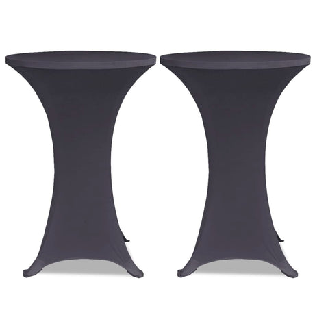 Couverture de table vidaxl strethracite 2st