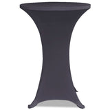 Couverture de table vidaxl strethracite 2st