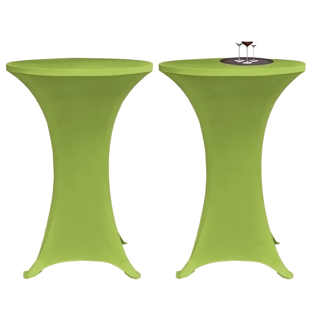 Vidaxl Table Couvre étendue 2 pièces 60 cm vert