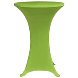 Vidaxl Cubierta de mesa Estiramiento 2 piezas de 70 cm verde