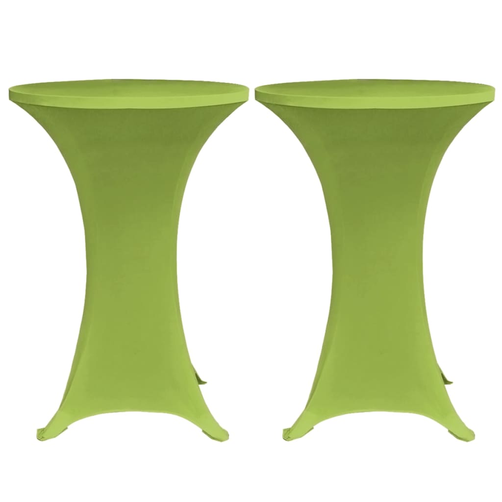 Vidaxl Table Couvre étendue 2 pièces 80 cm vert