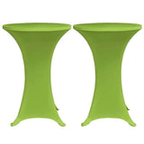 Vidaxl Table Couvre étendue 2 pièces 80 cm vert