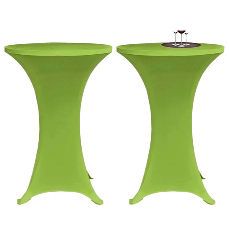 Vidaxl Table Couvre étendue 2 pièces 80 cm vert