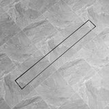 Vidaxl Douleur de douche rectangulaire 1030x140 mm en acier inoxydable