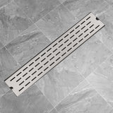 Vidaxl Dusche Drain rechteckeg 630x140 mm Edelstol