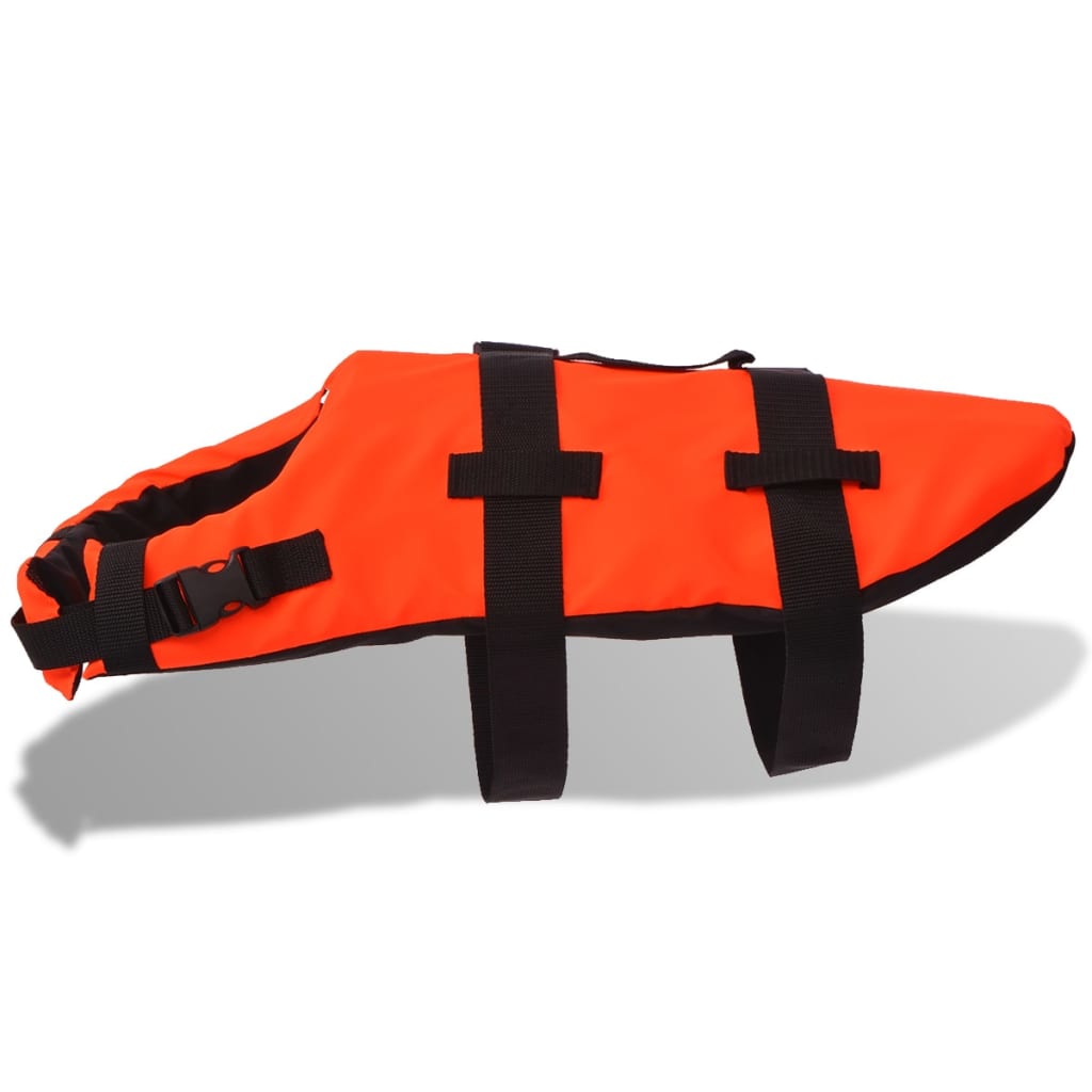 Vidaxl Dog swimming vest S orange