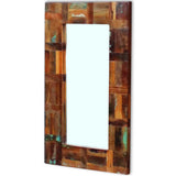 Vidaxl Miroir 80x50 cm en bois recyclé solide