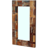 Vidaxl Miroir 80x50 cm en bois recyclé solide